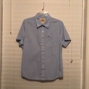 Hollister short sleeve dress up shirt.